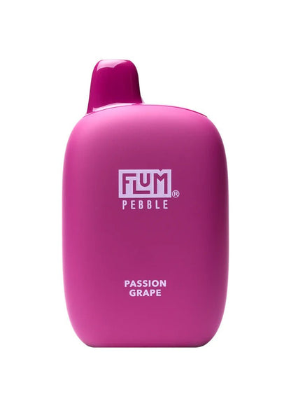 Flum Pebble Disposable Vape 6000 Puffs - Box (10 pcs) Passion Grape - Hookah Lounges