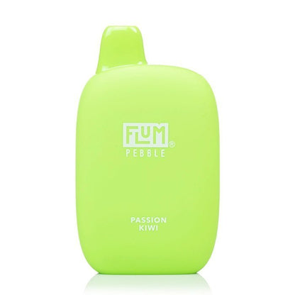 Flum Pebble Disposable Vape 6000 Puffs - Box (10 pcs) Passion Kiwi - Hookah Lounges