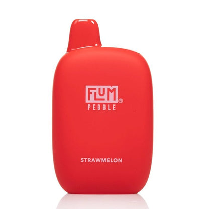 Flum Pebble Disposable Vape 6000 Puffs - Box (10 pcs) Strawmelon - Hookah Lounges