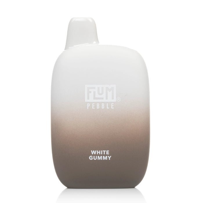 Flum Pebble Disposable Vape 6000 Puffs - Box (10 pcs) White Gummy - Hookah Lounges