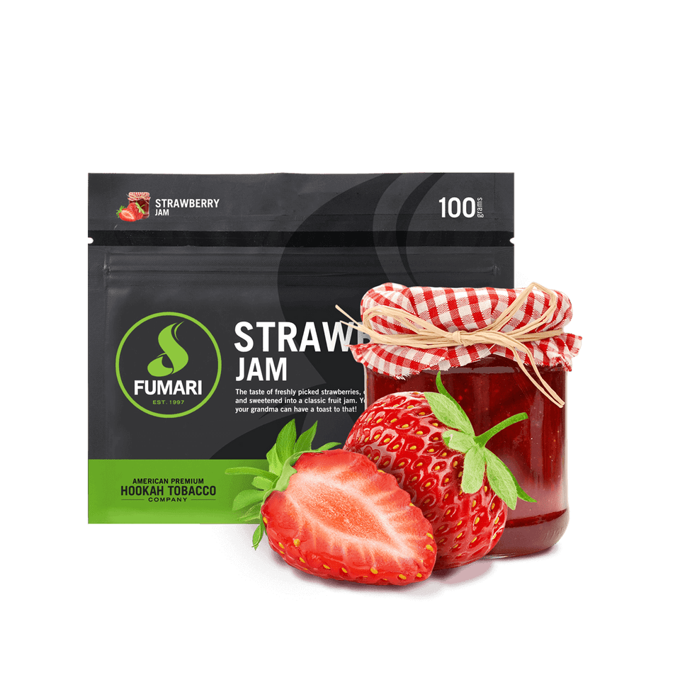 Fumari Shisha 100g Strawberry Jam - Hookah Lounges