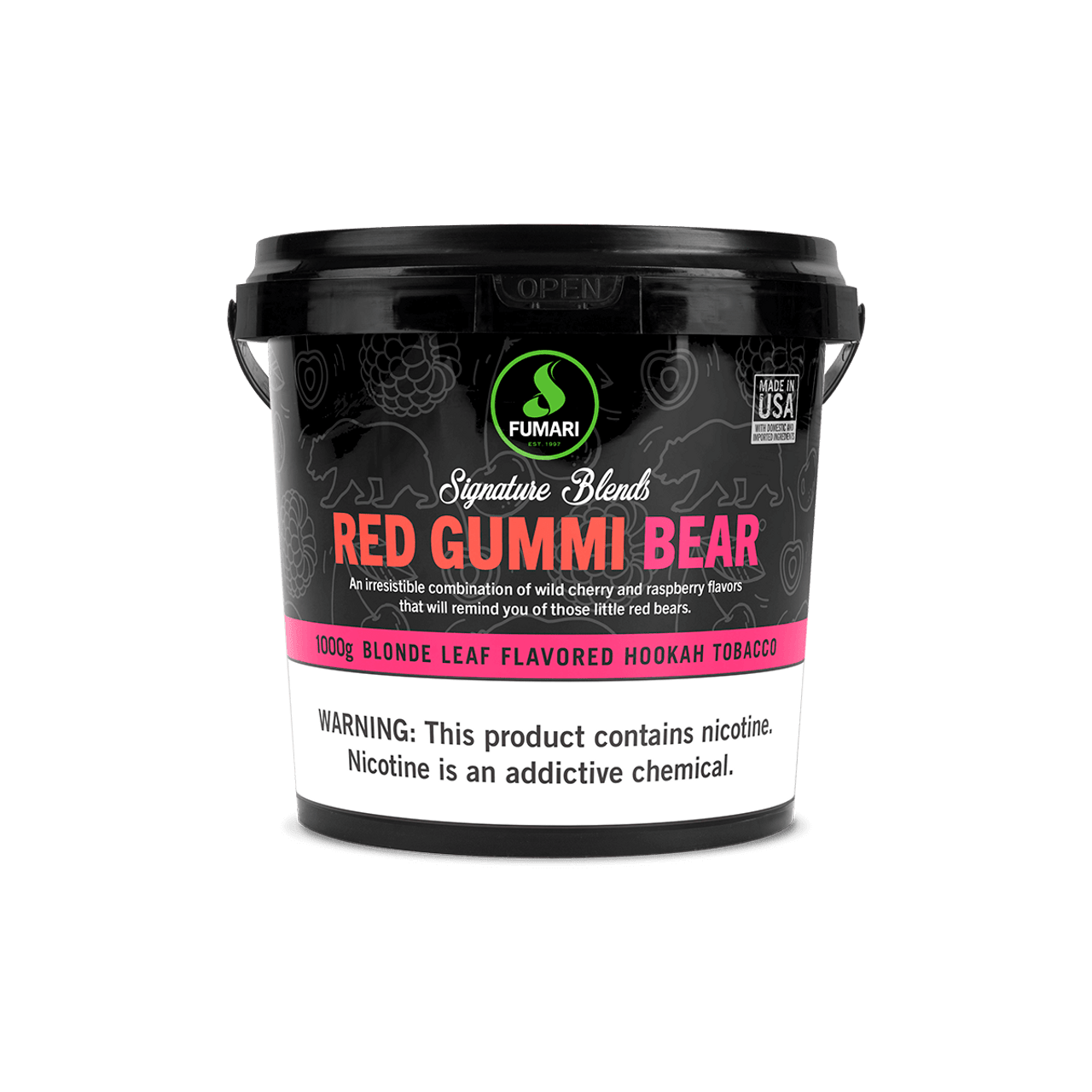 Fumari Shisha Kilo Red Gummi Bear - Hookah Lounges