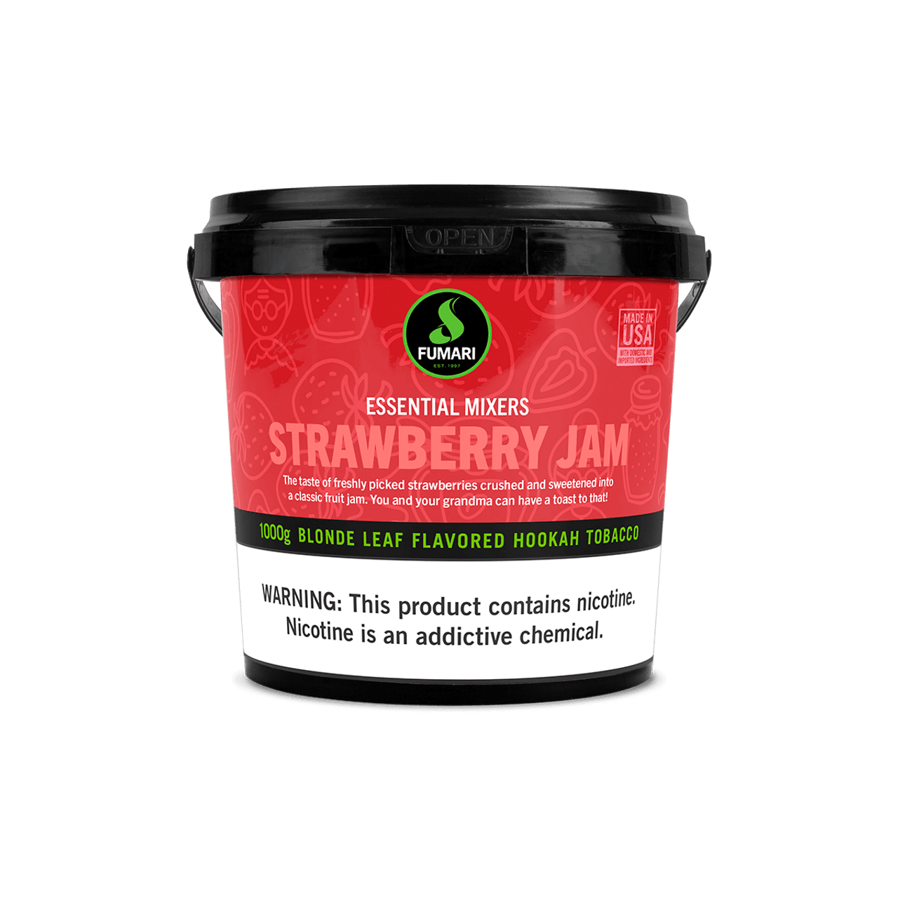 Fumari Shisha Kilo Strawberry Jam - Hookah Lounges