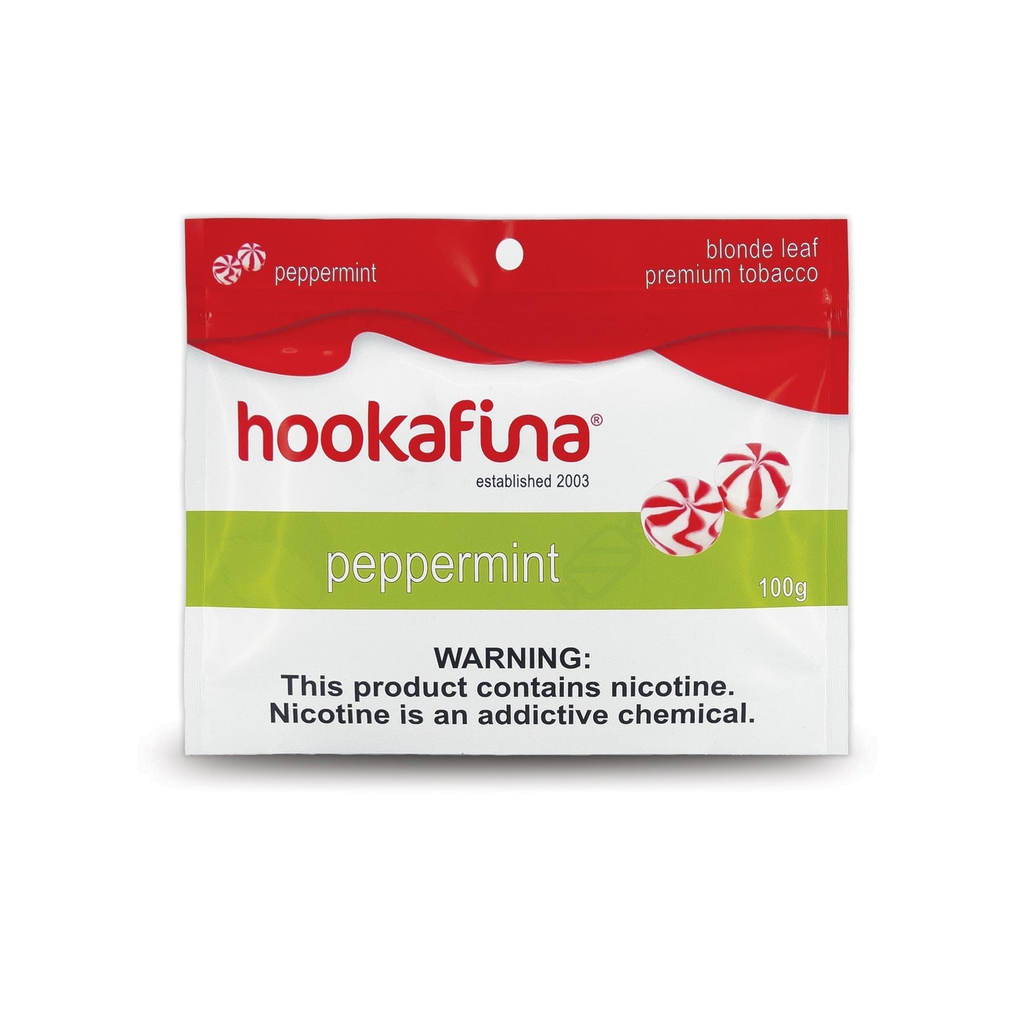 Hookafina 100g - Peppermint - Hookah Lounges