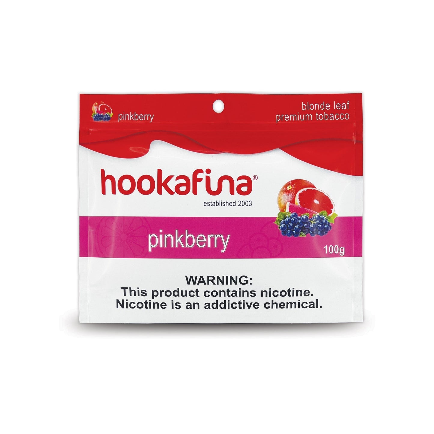 Hookafina 100g - Pinkberry - Hookah Lounges