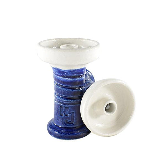 Hookah John 80 Feet Hookah Bowl White over Blue - Hookah Lounges