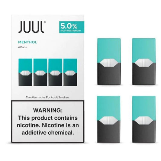 JUUL Menthol Pods (4 - Pack) 3% - Hookah Lounges