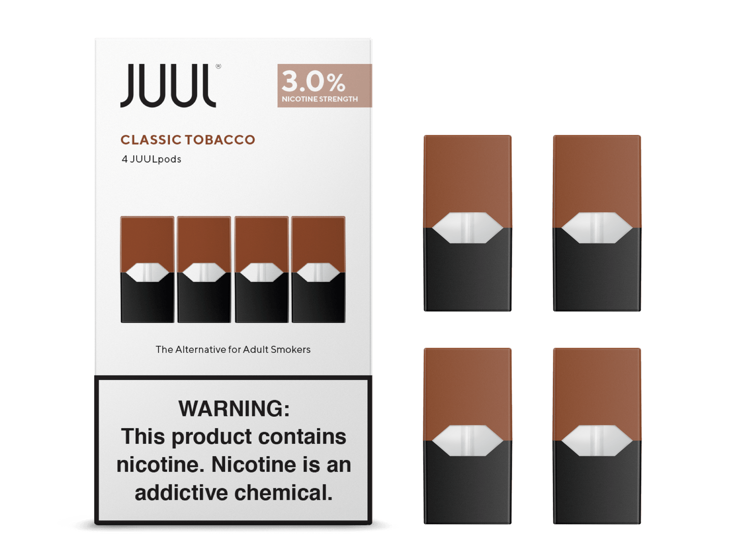 JUUL Virginia Tobacco Pods (4 - Pack) 3% - Hookah Lounges