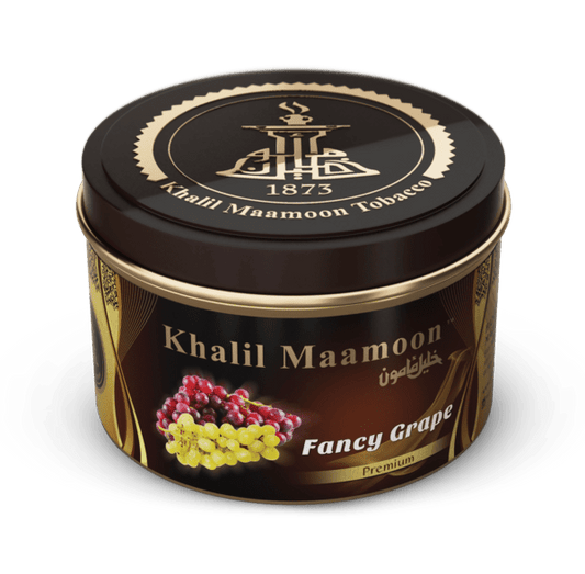 Khalil Mamoon Shisha Tobacco Fancy Grape 250g - Hookah Lounges