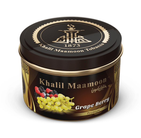 Khalil Mamoon Shisha Tobacco Grape Berry 250g - Hookah Lounges