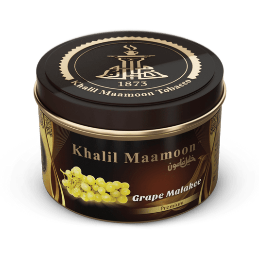 Khalil Mamoon Shisha Tobacco Grape Malakee 250g - Hookah Lounges