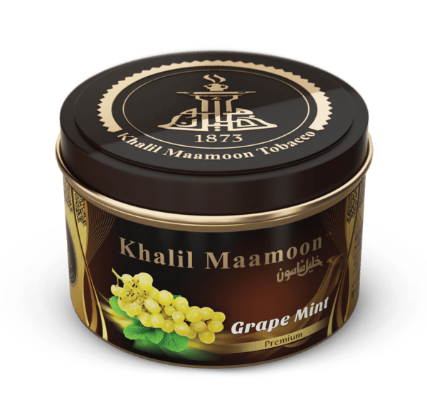 Khalil Mamoon Shisha Tobacco Grape Mint 250g - Hookah Lounges