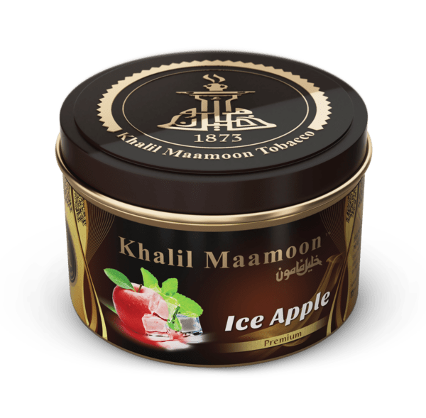 Khalil Mamoon Shisha Tobacco Ice Apple 250g - Hookah Lounges