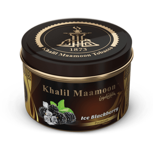 Khalil Mamoon Shisha Tobacco Ice Blackberry 250g - Hookah Lounges