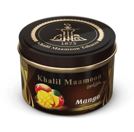 Khalil Mamoon Shisha Tobacco Mango 250g - Hookah Lounges