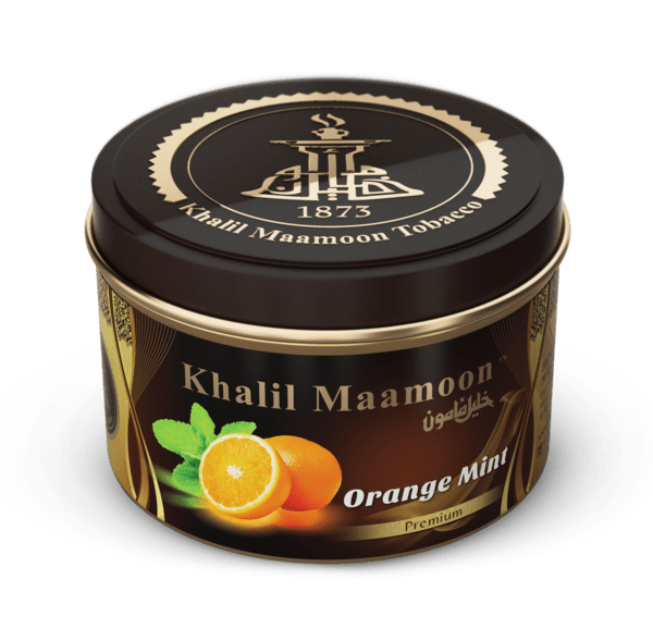 Khalil Mamoon Shisha Tobacco Orange Mint 250g - Hookah Lounges