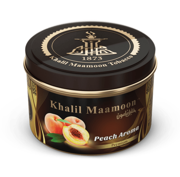 Khalil Mamoon Shisha Tobacco Peach Aroma 250g - Hookah Lounges