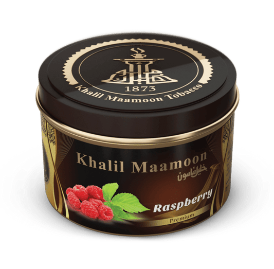 Khalil Mamoon Shisha Tobacco Raspberry 250g - Hookah Lounges