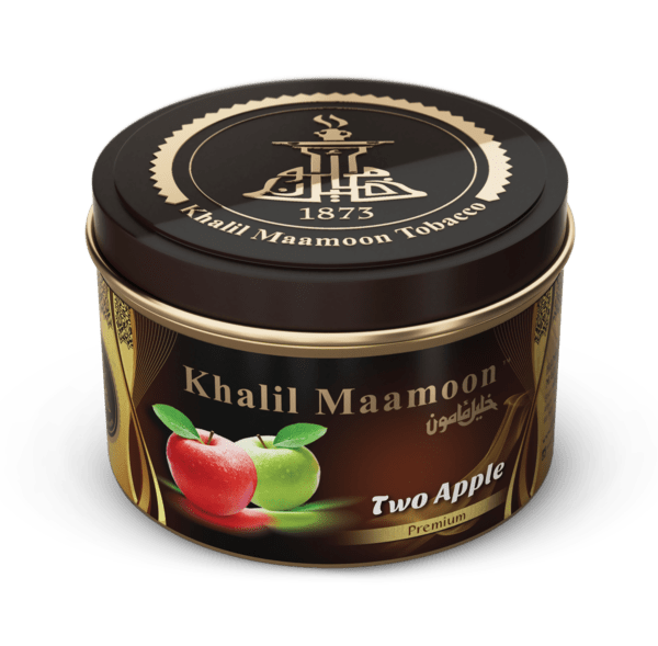 Khalil Mamoon Shisha Tobacco Two Apple 250g - Hookah Lounges