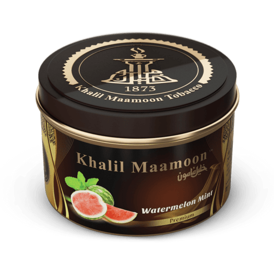 Khalil Mamoon Shisha Tobacco Watermelon Mint 250g - Hookah Lounges