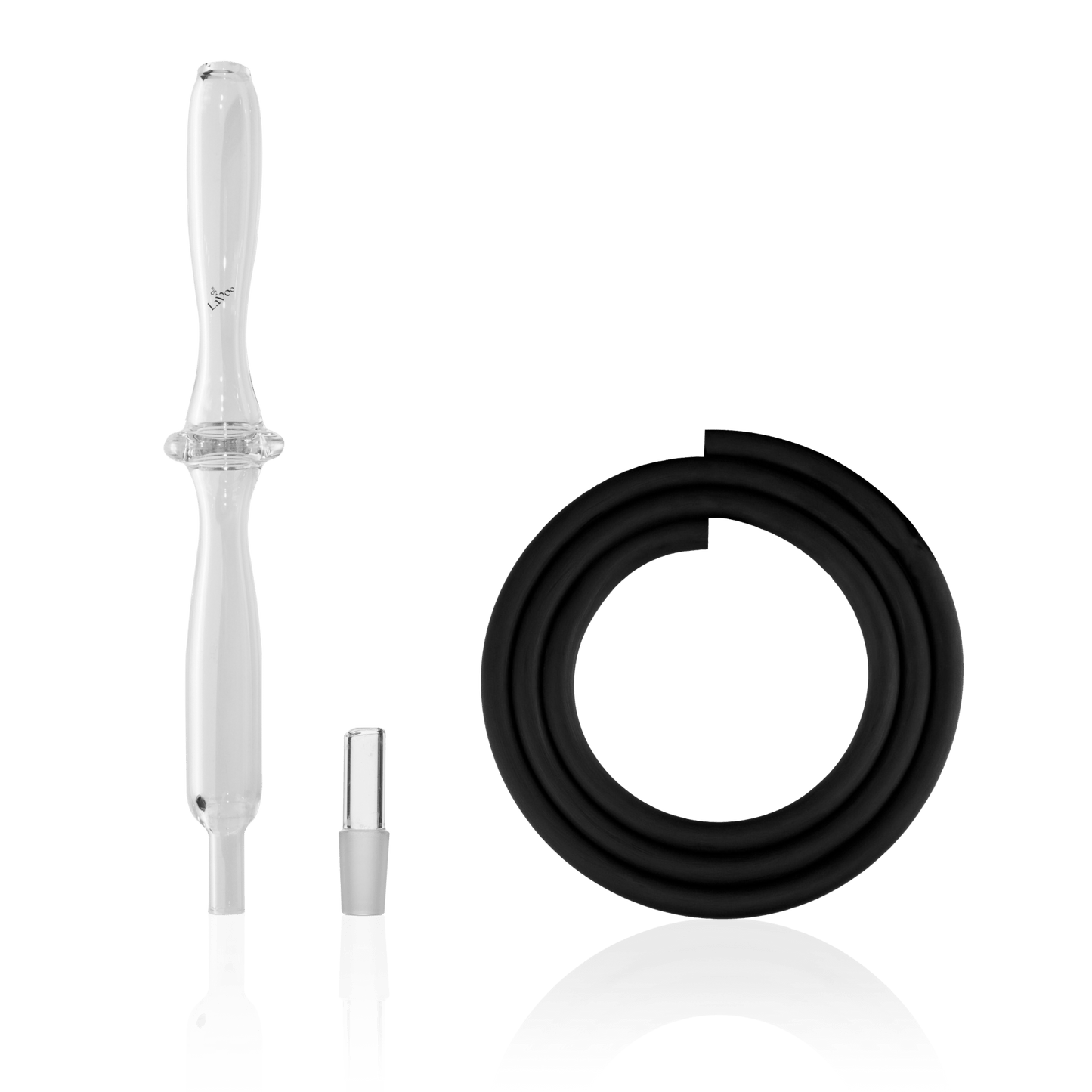 Lavoo Soft - Touch Silicone Hose with Glass Tips 10 inch - Hookah Lounges