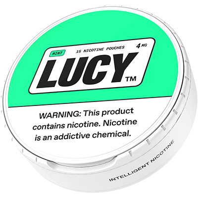 Lucy Nicotine Pouches 4mg - Roll (5 Cans) Mint - Hookah Lounges