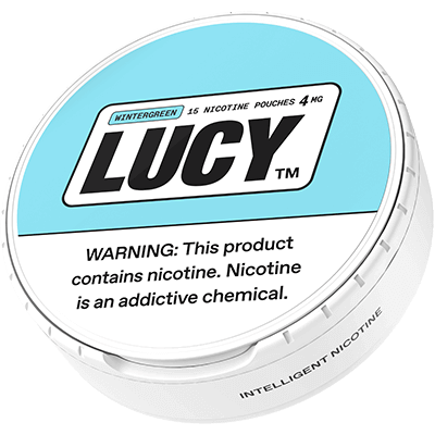 Lucy Nicotine Pouches 4mg - Roll (5 Cans) Wintergreen - Hookah Lounges