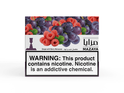 Mazaya Shisha Tobacco 250g Grape with Berry - Hookah Lounges