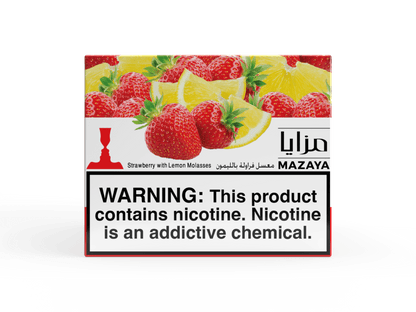 Mazaya Shisha Tobacco 250g Strawberry with Lemon - Hookah Lounges