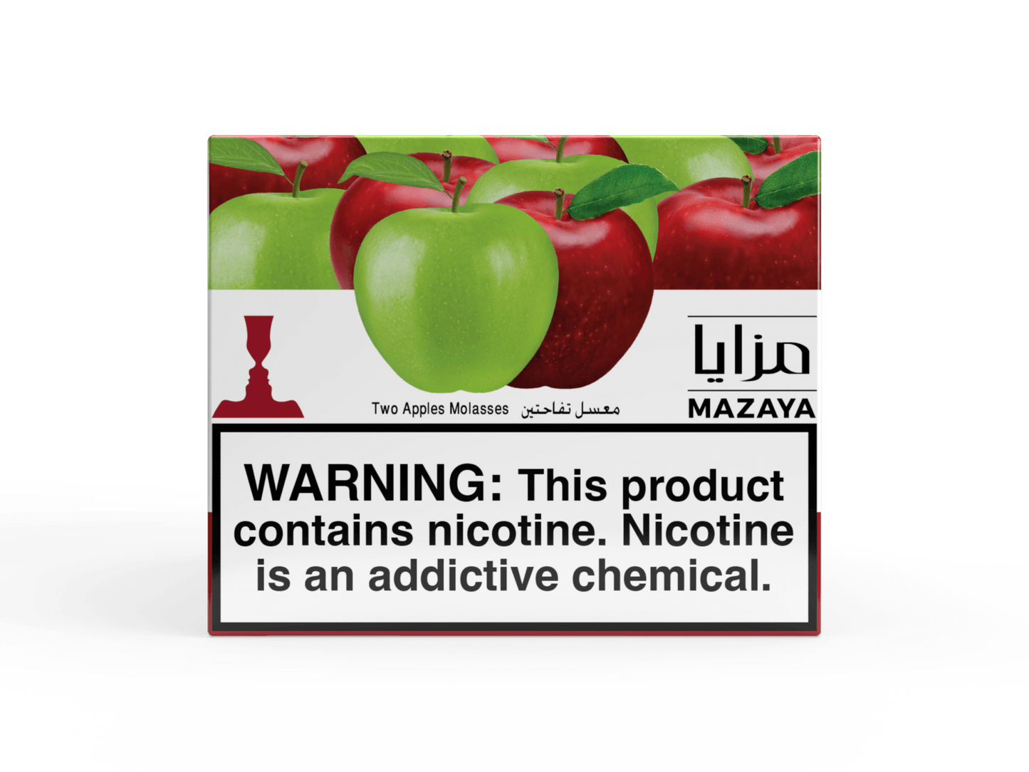 Mazaya Shisha Tobacco 250g Two Apples - Hookah Lounges