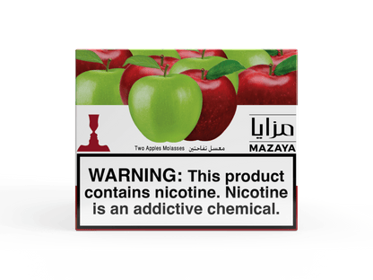 Mazaya Shisha Tobacco 250g Two Apples - Hookah Lounges