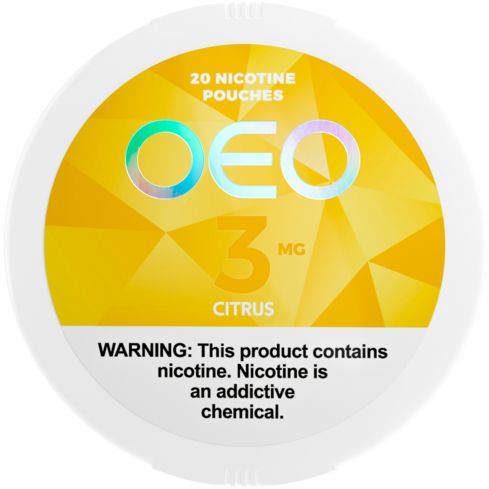 OEO Nicotine Pouches 6mg - Roll (5 Cans) Citrus - Hookah Lounges