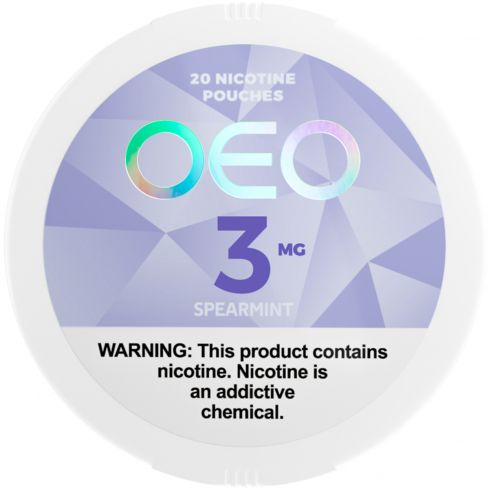 OEO Nicotine Pouches 6mg - Roll (5 Cans) Spearmint - Hookah Lounges