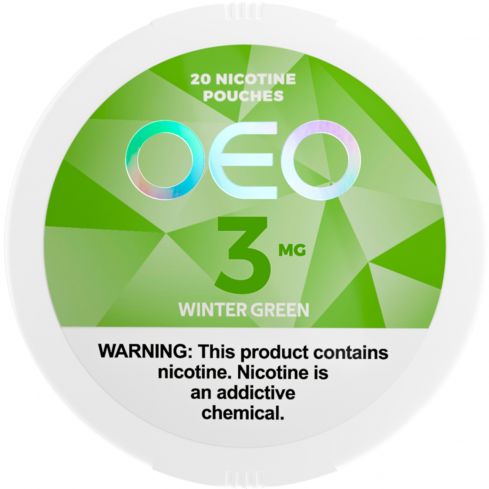 OEO Nicotine Pouches 6mg - Roll (5 Cans) Wintergreen - Hookah Lounges