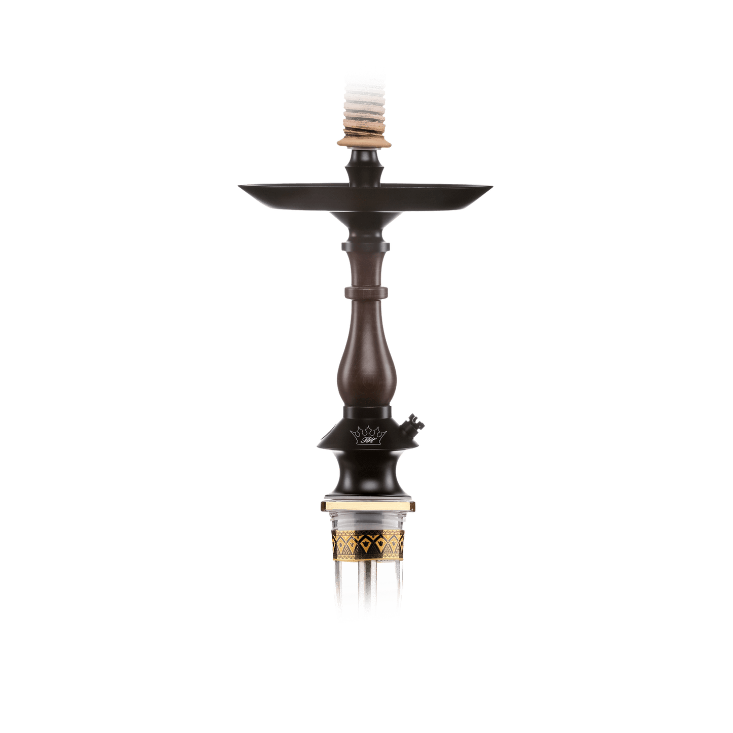 Regal Hookah Prince Stem and Tray Darkwood - Hookah Lounges