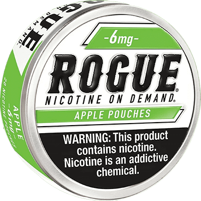 Rogue Nicotine Pouches 6mg - Roll (5 Cans) Apple - Hookah Lounges