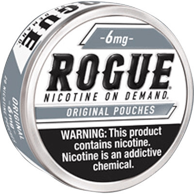 Rogue Nicotine Pouches 6mg - Roll (5 Cans) Original - Hookah Lounges