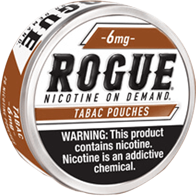 Rogue Nicotine Pouches 6mg - Roll (5 Cans) Tabac - Hookah Lounges