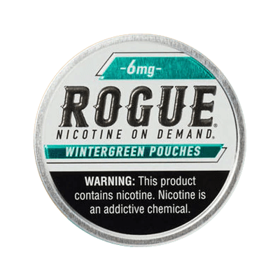 Rogue Nicotine Pouches 6mg - Roll (5 Cans) Wintergreen - Hookah Lounges