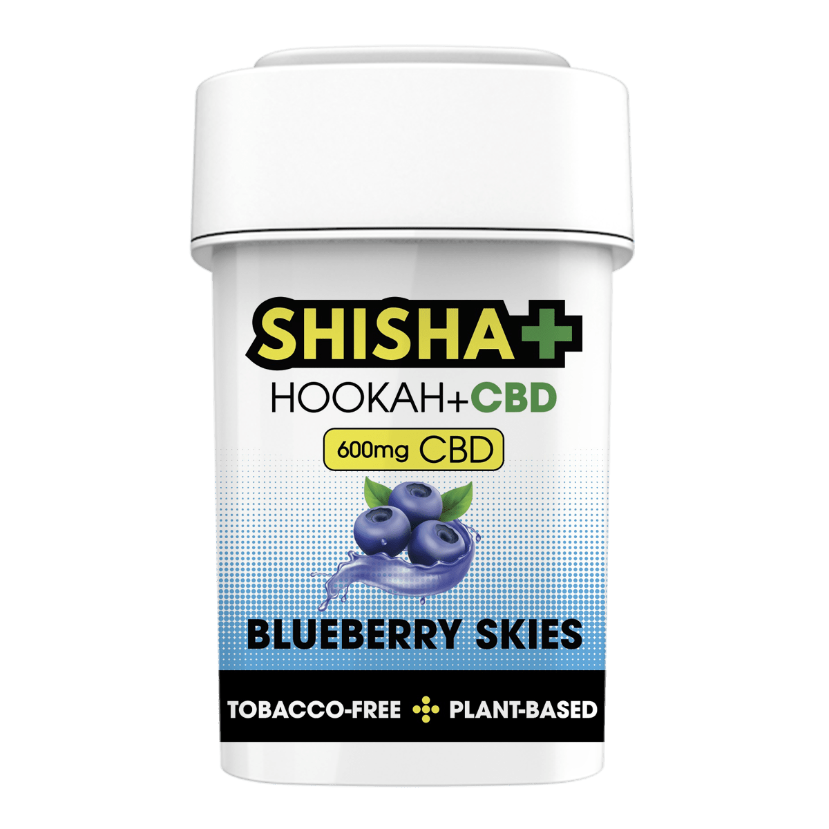 Shisha+ CBD Infused Shisha Blueberry Skies 100g - Hookah Lounges