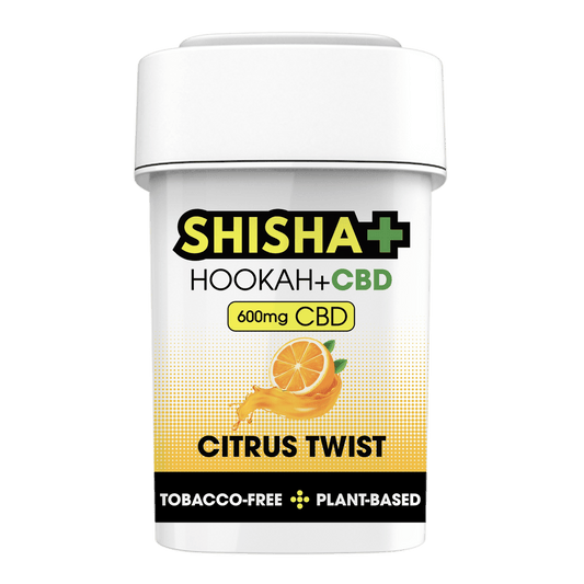 Shisha+ CBD Infused Shisha Citrus Twist 100g - Hookah Lounges