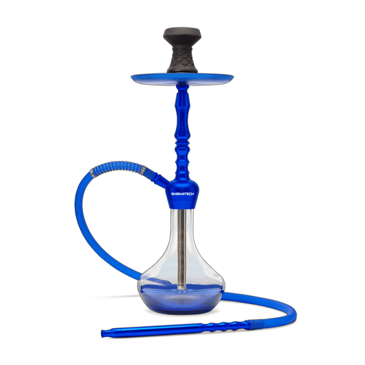 Shishatech Enzo Hookah 21" Blue - Hookah Lounges