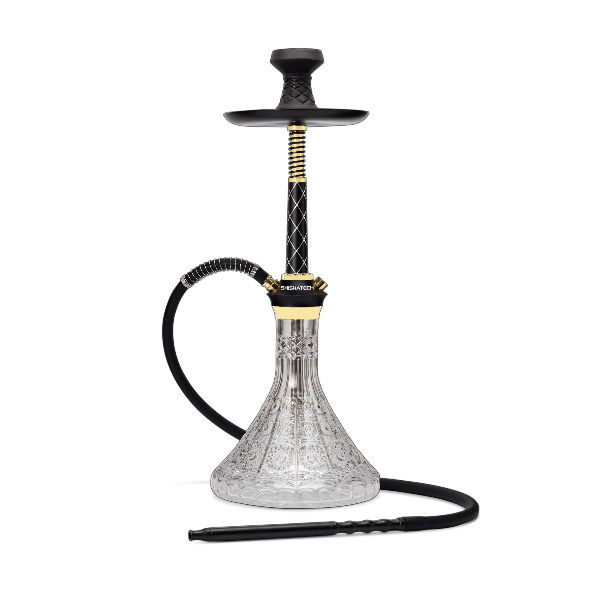 Shishatech Gemini X Hookah 24" Black - Hookah Lounges