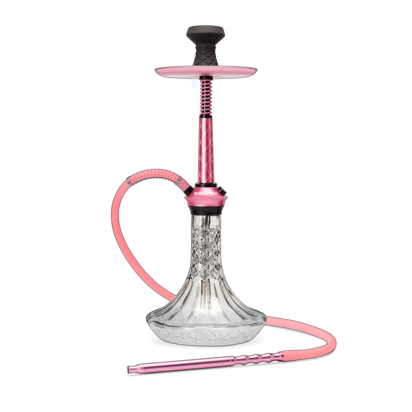 Shishatech Gemini Y Hookah 24" Pink - Hookah Lounges