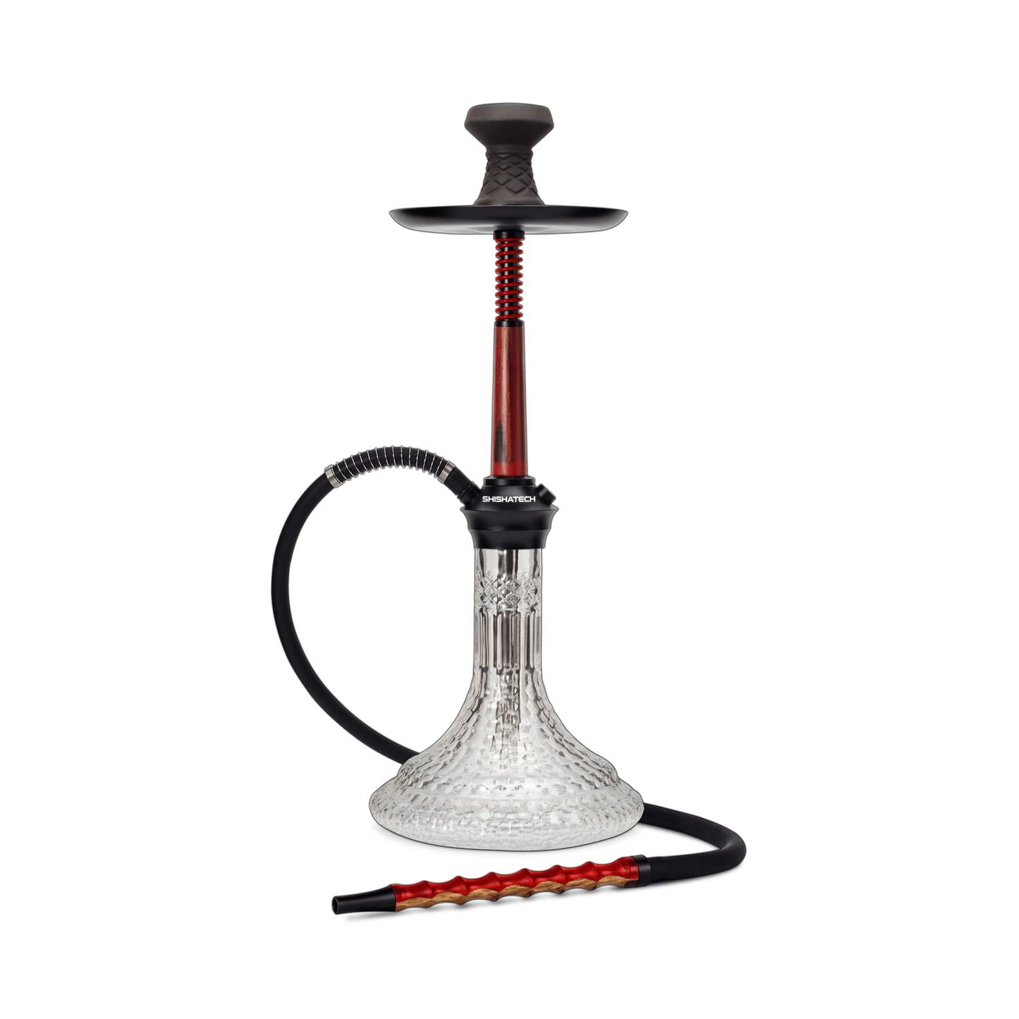 Shishatech Gemini Z Hookah 24" Red - Hookah Lounges