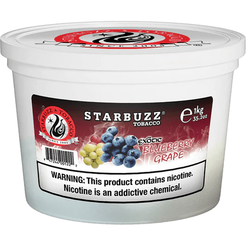 Starbuzz Shisha Tobacco Kilo Blueberry Grape - Hookah Lounges