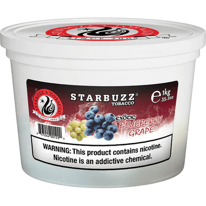 Starbuzz Shisha Tobacco Kilo Blueberry Grape - Hookah Lounges