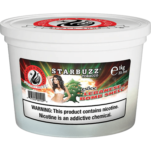 Starbuzz Shisha Tobacco Kilo Lebanese Bomb Shell - Hookah Lounges