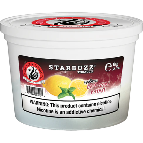 Starbuzz Shisha Tobacco Kilo Lemon Mint - Hookah Lounges