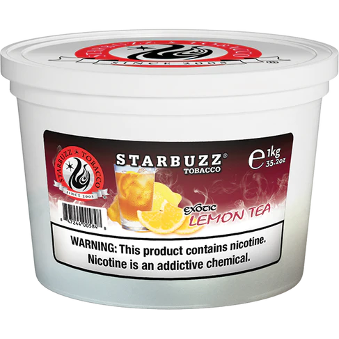 Starbuzz Shisha Tobacco Kilo Lemon Tea - Hookah Lounges